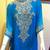Turqouise blue dubai trend farasha kaftan