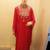 Red elegant beaded arabic kaftan