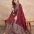 Women Ethnic Motifs Printed Panelled Kurta with Trousers & Dupatta