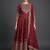 Women Ethnic Motifs Panelled Kurta with Trousers & With Dupatta