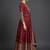 Women Ethnic Motifs Panelled Kurta with Trousers & With Dupatta