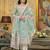 Women Floral Printed Regular Beads and Stones Pure Cotton Kurta with Trousers & With Dupatta