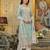 Women Floral Printed Regular Beads and Stones Pure Cotton Kurta with Trousers & With Dupatta