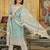 Women Floral Printed Regular Beads and Stones Pure Cotton Kurta with Trousers & With Dupatta