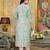 Women Floral Printed Regular Beads and Stones Pure Cotton Kurta with Trousers & With Dupatta