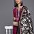 Women Floral Yoke Design Regular Sequinned Kurta with Trousers & Dupatta