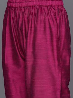 Women Floral Yoke Design Regular Sequinned Kurta with Trousers & Dupatta 4