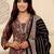 Women Floral Printed Regular Sequinned Kurta with Trousers & Dupatta