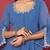 Floral Embroidered Silk Georgette Anarkali Kurta With Palazzos & Dupatta