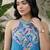 Women Embroidered Regular Thread Work Silk Georgette Kurta with Trousers