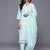 Women Ethnic Motifs Embroidered Regular Chikankari Kurta with Trousers & With Dupatta
