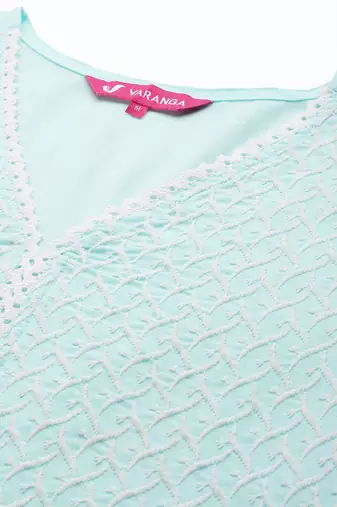 Women Ethnic Motifs Embroidered Regular Chikankari Kurta with Trousers & With Dupatta