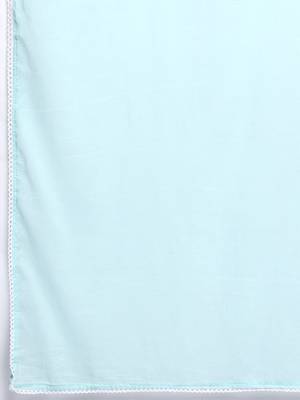 Women Ethnic Motifs Embroidered Regular Chikankari Kurta with Trousers & With Dupatta 4