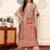 Women Printed Regular Raw Silk Kurta with Dhoti Pants