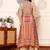 Women Printed Regular Raw Silk Kurta with Dhoti Pants