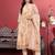Floral Printed Kantha Work Chanderi Silk Straight Kurta with Trousers & Dupatta