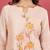 Floral Printed Kantha Work Chanderi Silk Straight Kurta with Trousers & Dupatta