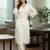Women Ethnic Motifs Embroidered Regular Thread Work Pure Cotton Kurta with Trousers