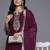 Ethnic Motifs Embroidered Sequinned Kurta With Trousers & Dupatta