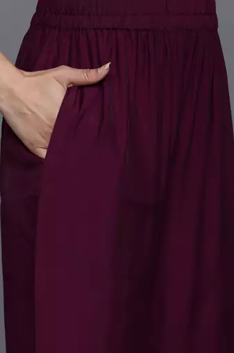 Ethnic Motifs Embroidered Sequinned Kurta With Trousers & Dupatta