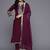 Ethnic Motifs Embroidered Sequinned Kurta With Trousers & Dupatta