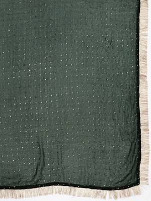Women Regular Sequined Kurta with Trousers & Dupatta 4