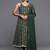 Women Regular Sequined Kurta with Trousers & Dupatta