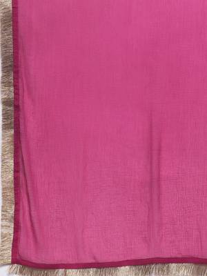 Women Bandhani Printed Regular Thread Work Kurta with Trousers & With Dupatta 5