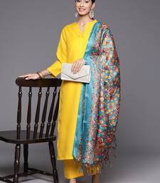 Women Regular Kurta with Trousers & With Dupatta