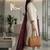 Women Embroidered Regular Thread Work Kurta with Trousers & With Dupatta