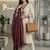 Women Embroidered Regular Thread Work Kurta with Trousers & With Dupatta