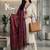 Women Embroidered Regular Thread Work Kurta with Trousers & With Dupatta
