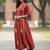 Women Ethnic Motifs Embroidered Panelled Thread Work Pure Cotton Kurta with Trousers & With Dupatta