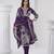 Women Printed Regular Thread Work Pure Cotton Kurta with Trousers & With Dupatta