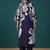 Women Floral Printed Regular Chanderi Silk Kurta with Trousers