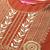 Rust Floral Embroidered Thread Work Kurta With Trousers & Dupatta