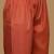 Rust Floral Embroidered Thread Work Kurta With Trousers & Dupatta