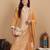 Ethnic Motifs Woven Design Sequinned Straight Kurta with Trousers & Dupatta