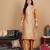Ethnic Motifs Woven Design Sequinned Straight Kurta with Trousers & Dupatta