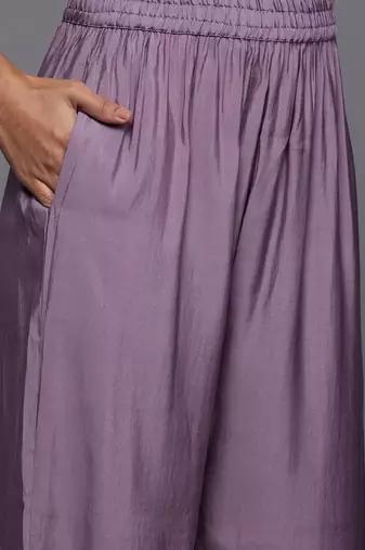 Paisley Embroidered Regular Kurta with Trousers & With Dupatta
