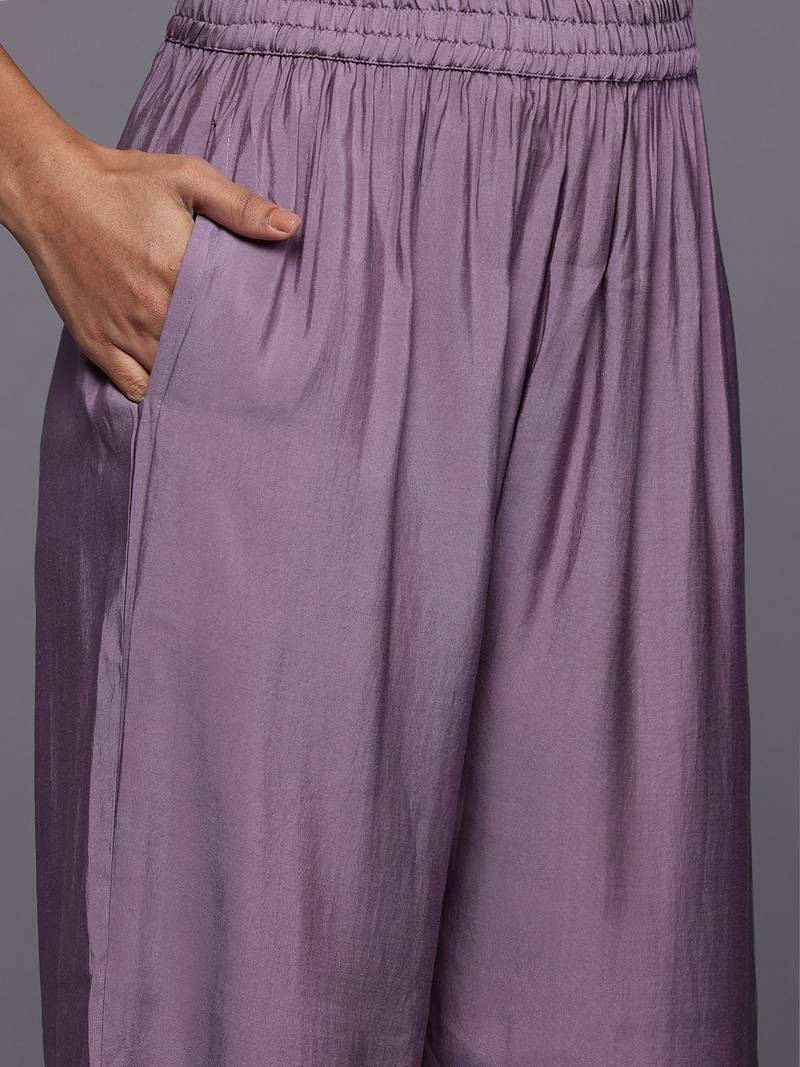 Paisley Embroidered Regular Kurta with Trousers & With Dupatta