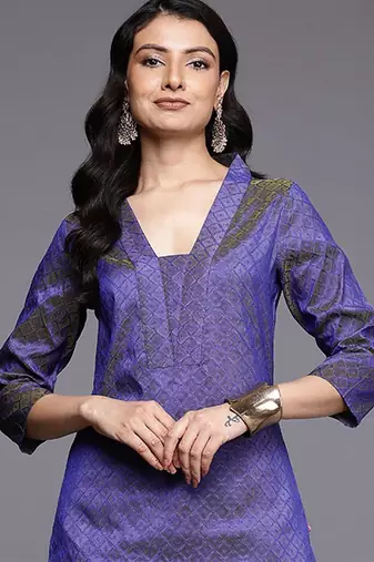 Jacquard Kurta with Palazzos