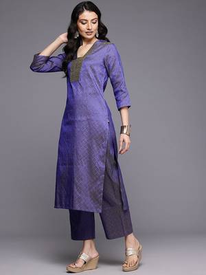 Jacquard Kurta with Palazzos 1