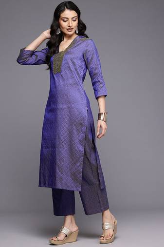 Jacquard Kurta with Palazzos