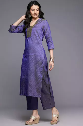 Jacquard Kurta with Palazzos