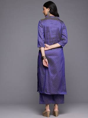 Jacquard Kurta with Palazzos 5