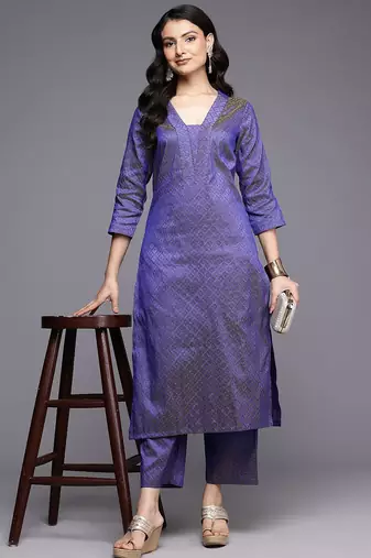 Jacquard Kurta with Palazzos