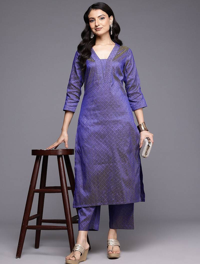 Jacquard Kurta with Palazzos