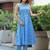Bandhani Printed Empire Pure Cotton Anarkali Kurta With Trousers