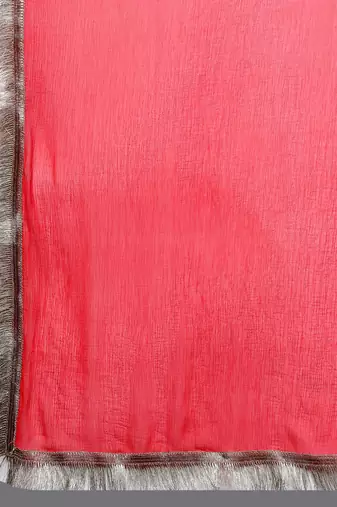 Floral Yoke Design V-Neck Thread Work Straight Kurta With Trousers & Dupatta